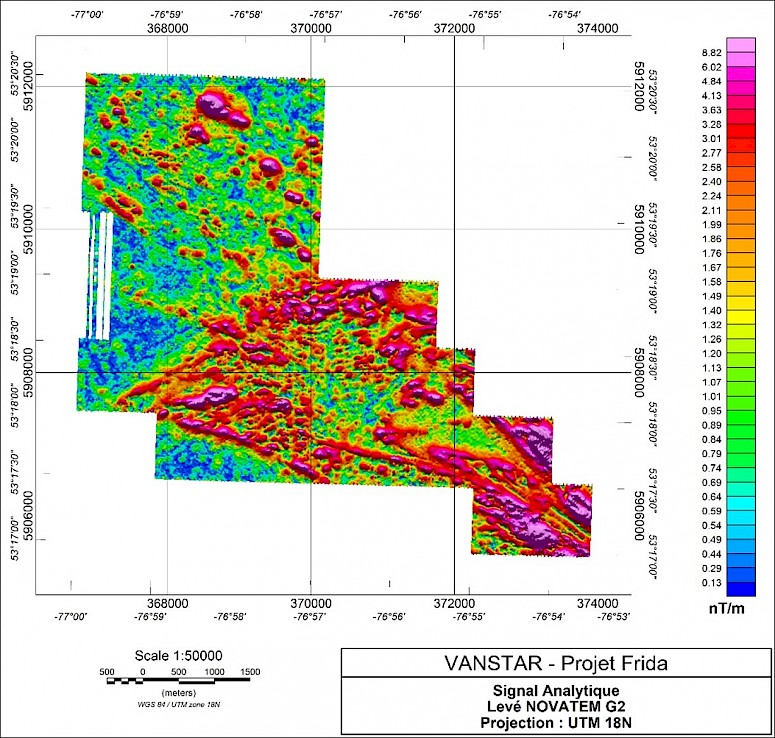 Figure 2: Frida High Resolution Airborne Magnetic Survey